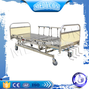 Medical manual ICU bed with five functions